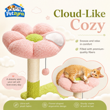 Flower Cat Tree - Condo, Perch & Scratching Ramp