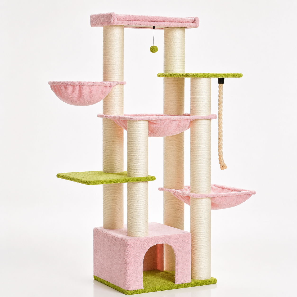 Large Cat Tree - Heavy-Duty Multi-Level Tower