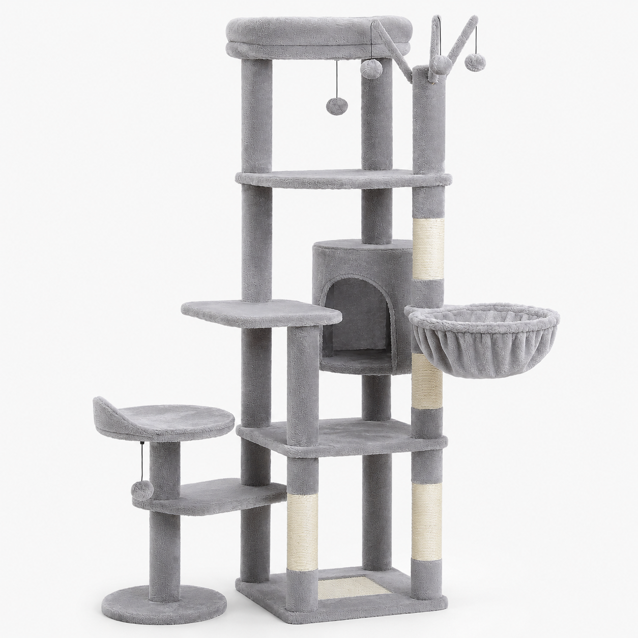 Multi-Level Cat Tree with Condo & Scratching Posts
