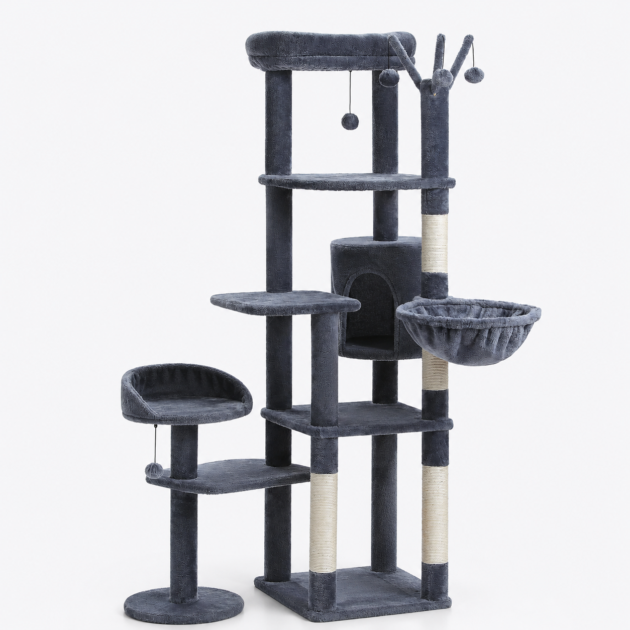 Multi-Level Cat Tree with Condo & Scratching Posts