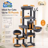 Multi-Level Cat Tree with Condo & Scratching Posts
