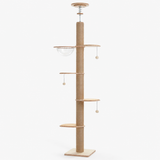 Floor-to-Ceiling Cat Tree - Adjustable Climbing Tower
