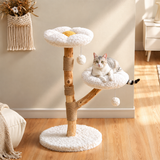 Flower Cat Tree - Cozy Floral Cat Tower