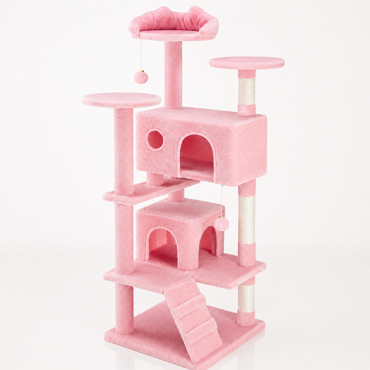 Large Multi-Level Cat Tree with Condos & Scratching Posts