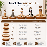Cozy Oval Pet Bed - Warm Plush Bed for Cats & Dogs