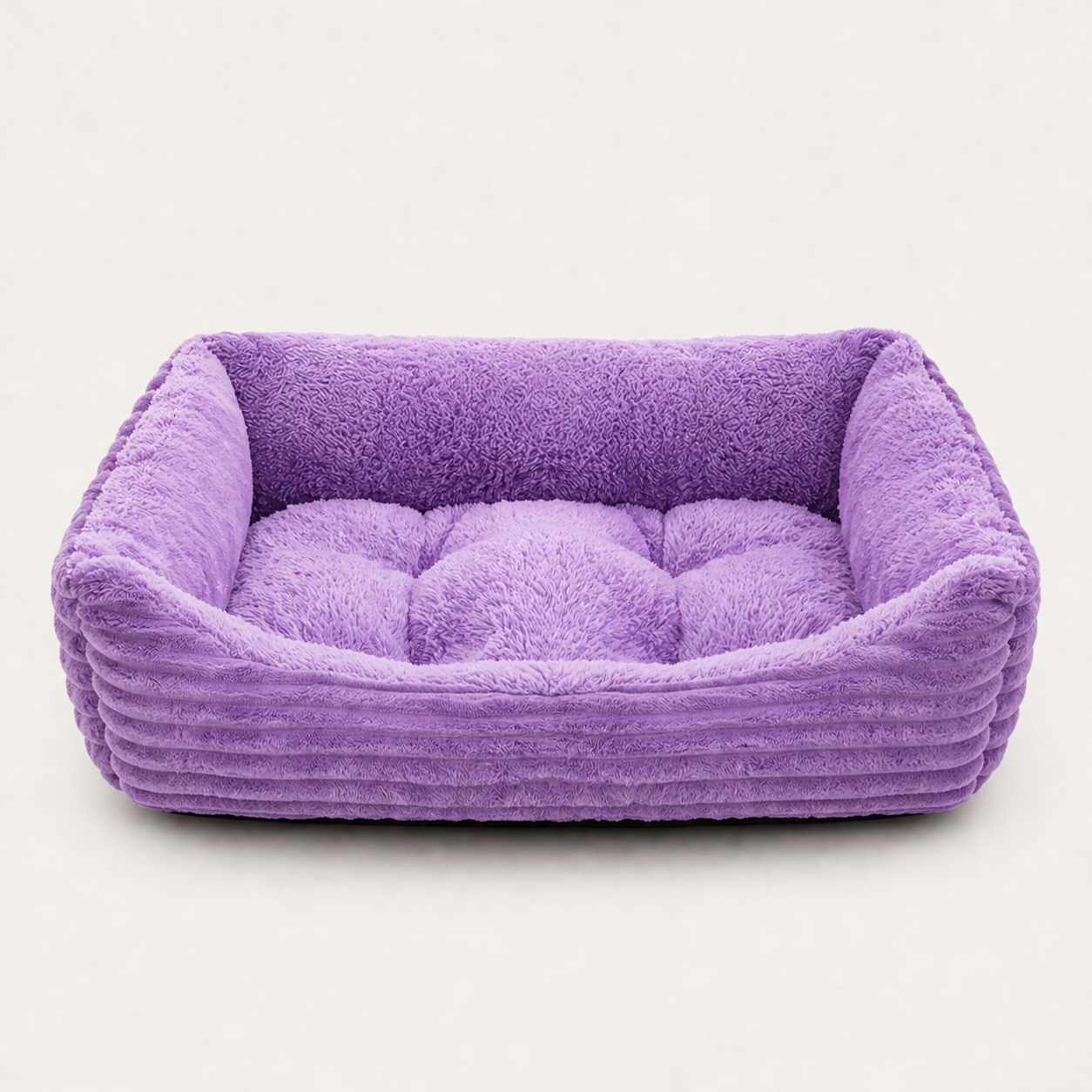 Comfort Plush Pet Sofa Bed - Deep Calming Rest