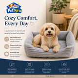 Comfort Plush Pet Sofa Bed - Deep Calming Rest
