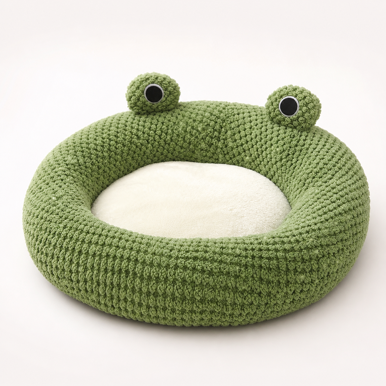 Frog Cozy Pet Bed - Playful Design with Warm, Secure Comfort