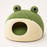 Frog Cozy Pet Bed - Playful Design with Warm, Secure Comfort