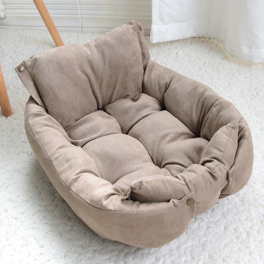 3-in-1 Pet Bed Mat - Sofa Bed Nest for Cats & Dogs