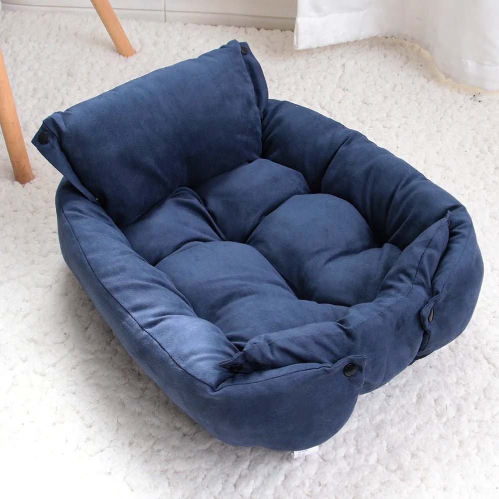3-in-1 Pet Bed Mat - Sofa Bed Nest for Cats & Dogs