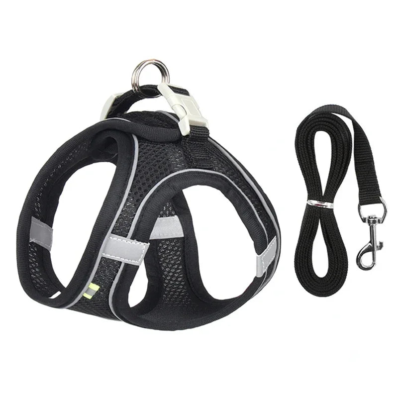 Puppy Harness Set - Adjustable Harness for Small Dogs