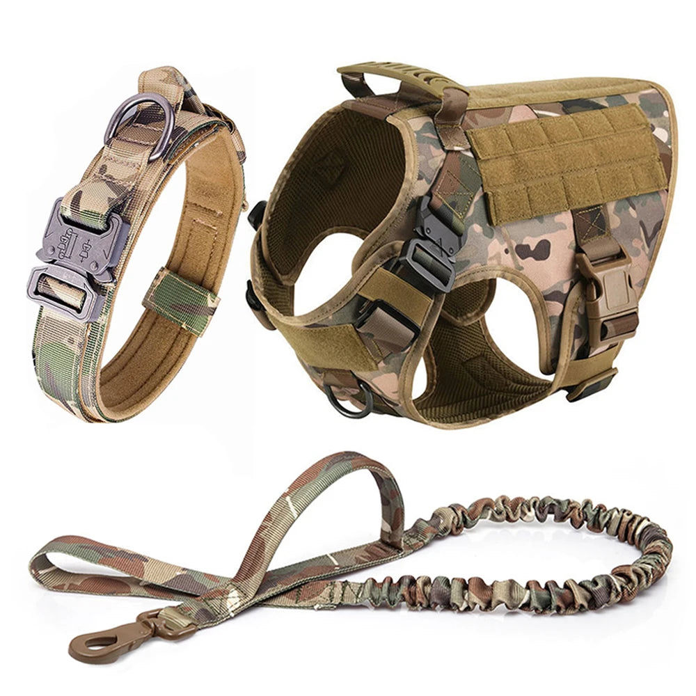 Large Dog Harness & Leash Set - Training Walking Vest