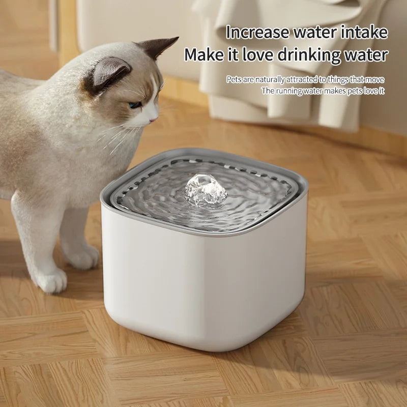 Automatic Cat Water Fountain - Quiet & Filtered
