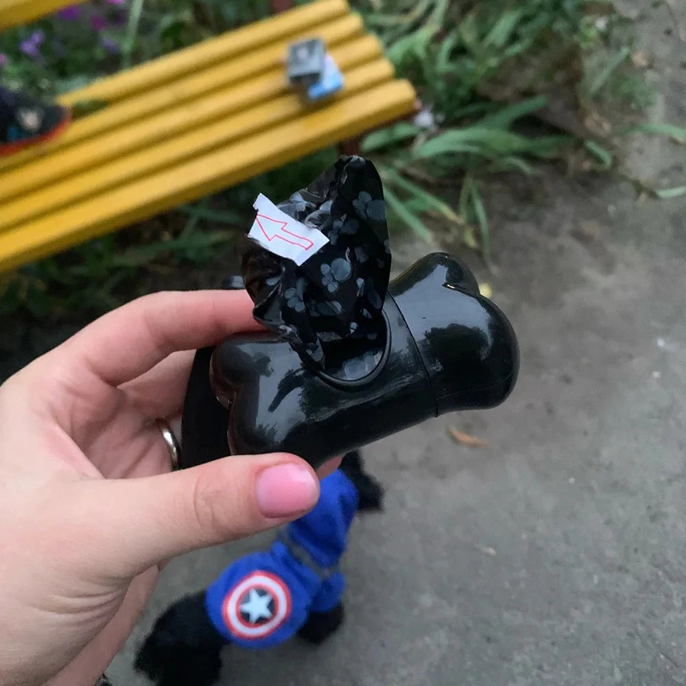 Bone-Shaped Poop Bag Dispenser - Dog Waste Holder