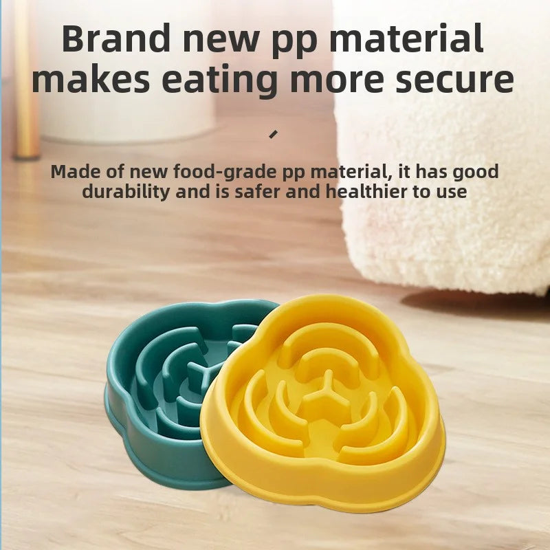 Slow Feeder Dog Bowl - Anti-Choking Slow Eating Design
