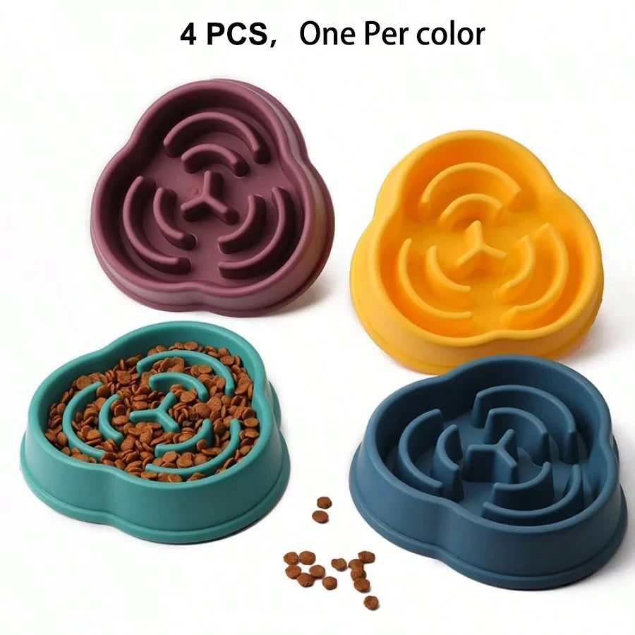 Slow Feeder Dog Bowl - Anti-Choking Slow Eating Design