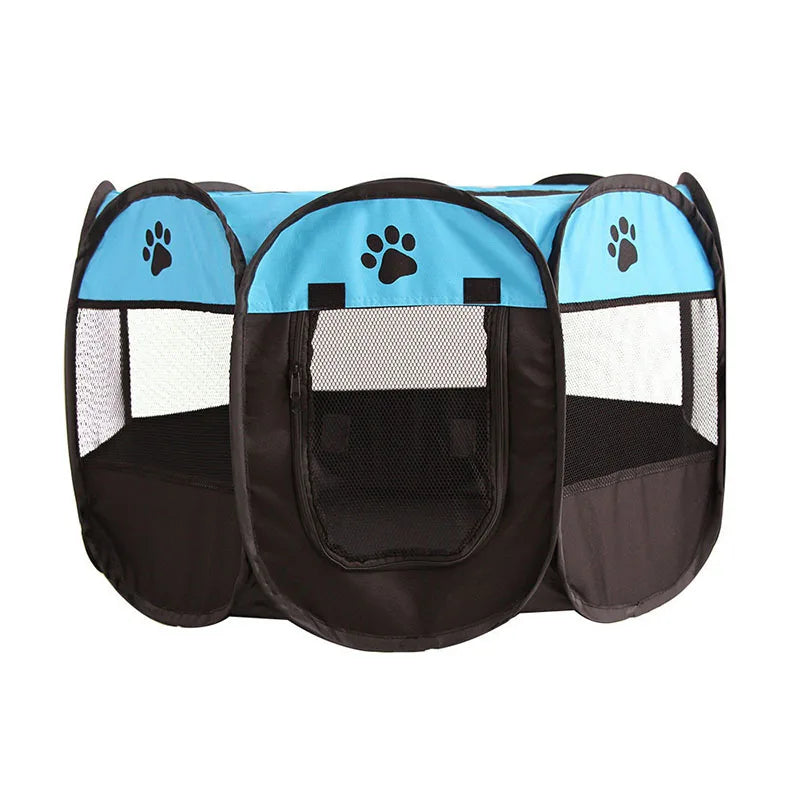 Foldable Pet Playpen - Portable Indoor/Outdoor Enclosure