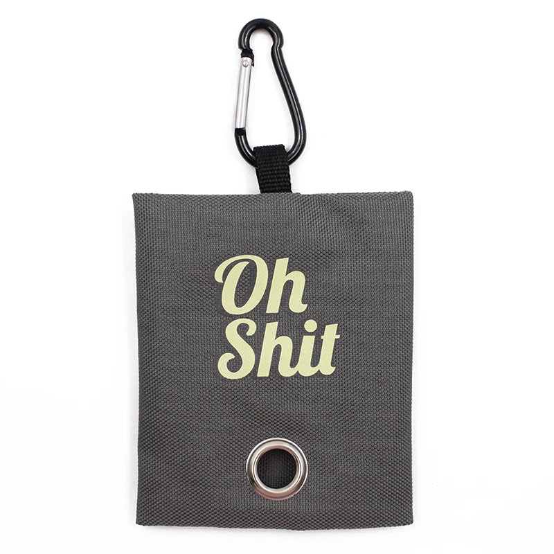 Portable Poop Bag Holder - Clip-On Waste Dispenser