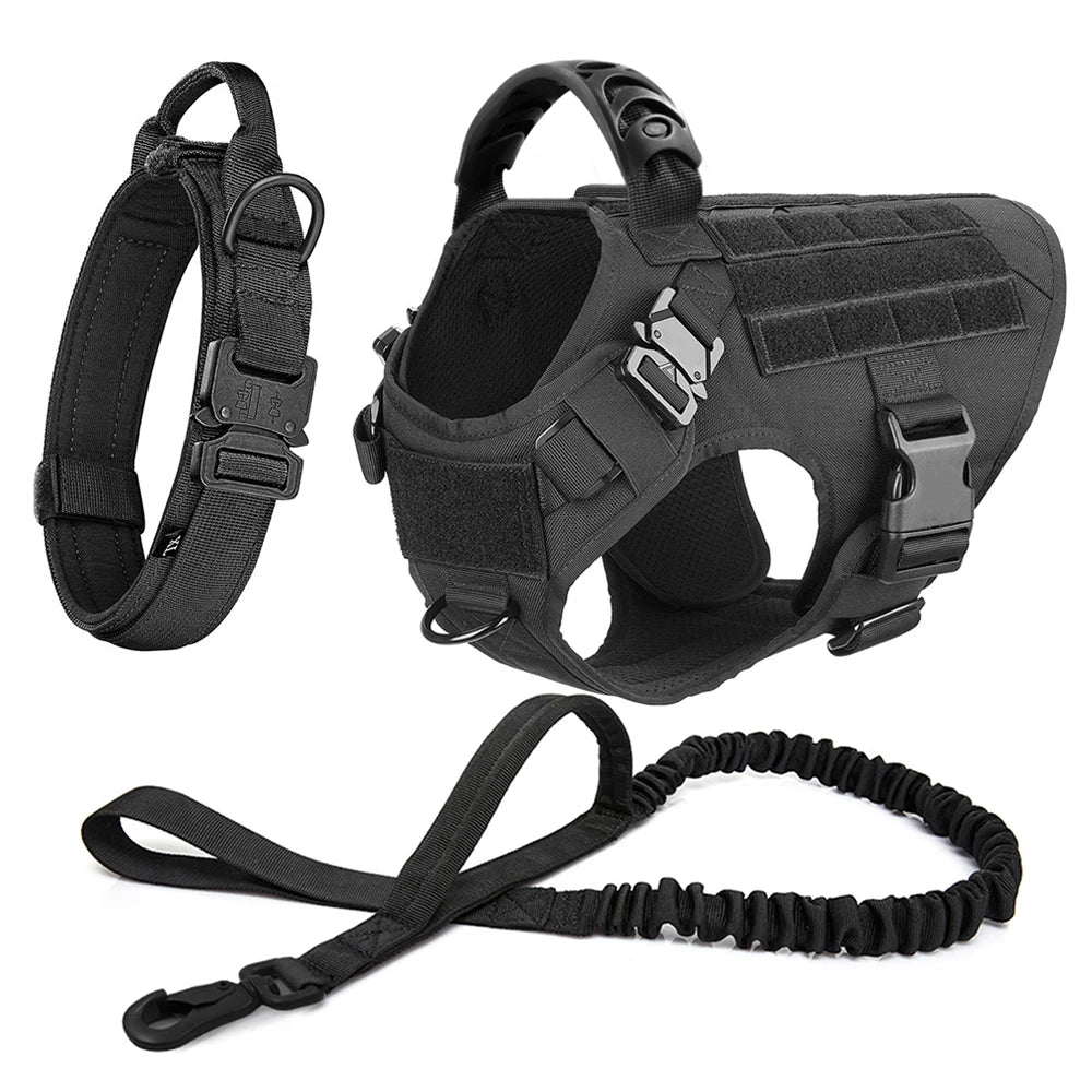 Large Dog Harness & Leash Set - Training Walking Vest