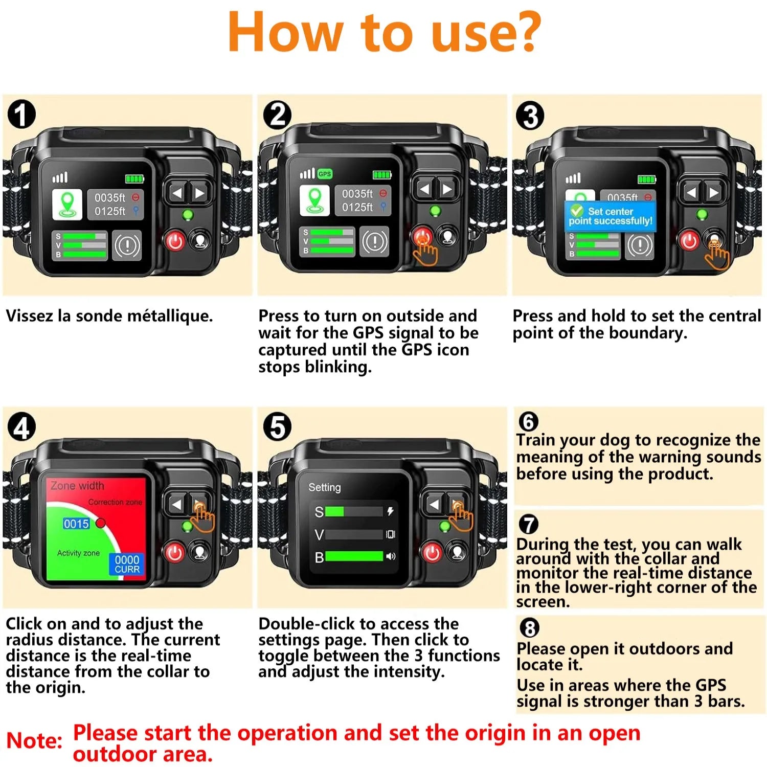 GPS Wireless Dog Fence - Electric Containment System