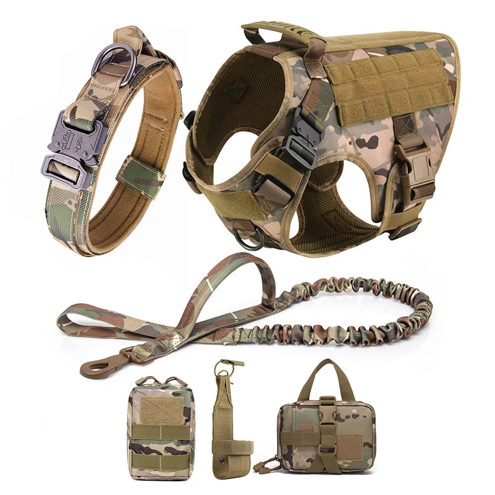 Large Dog Harness & Leash Set - Training Walking Vest