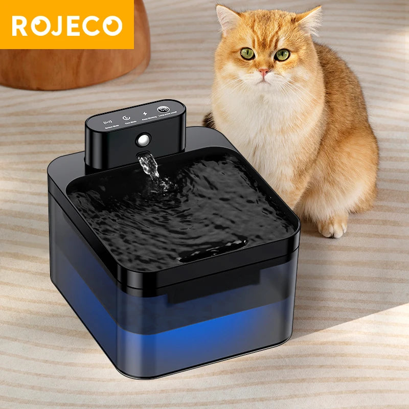 Wireless Cat Water Fountain - Motion Sensor Drinking Fountain