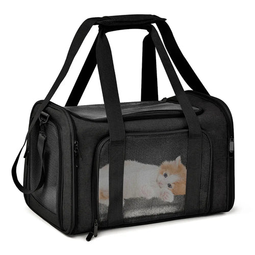 Airline Approved Pet Carrier - Soft Travel Bag for Cats & Dogs