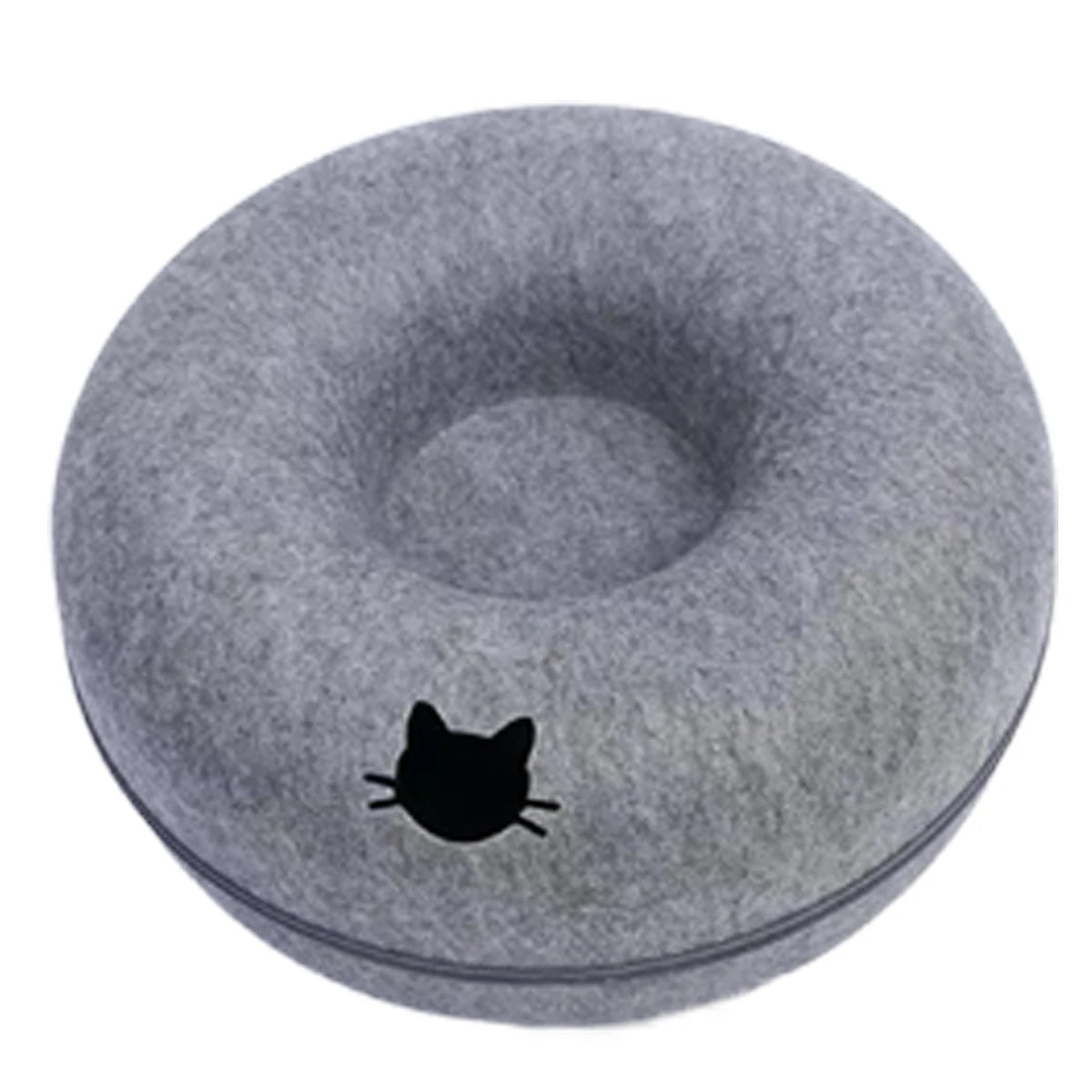 Cat Tunnel Bed - 2-in-1 Hideout & Play Tunnel