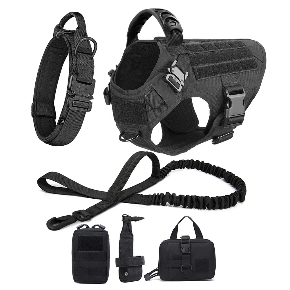 Large Dog Harness & Leash Set - Training Walking Vest