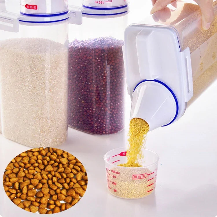 Airtight Pet Food Storage Container - Keeps Food Fresh