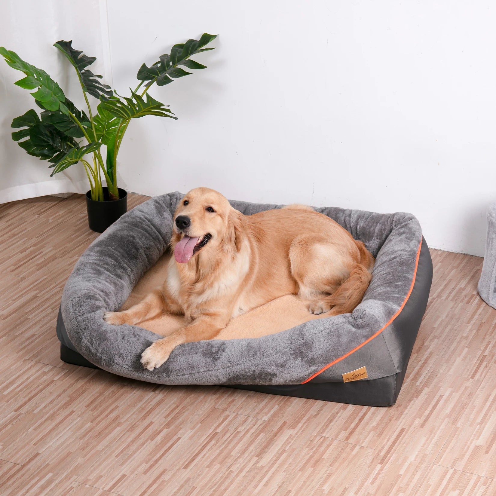 Orthopedic Dog Bed - Memory Foam Pet Bed for Large Dogs