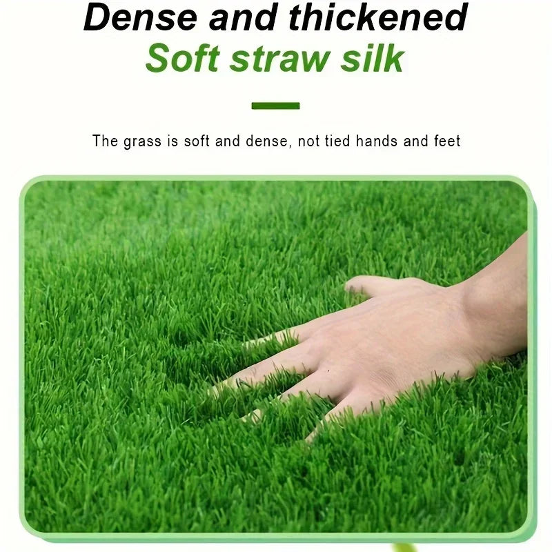 Dog Grass Mat Pee Pad Ultimate Washable Dog Grass Mat Reusable Odor-Control for Pet Training Easy-Clean Pee Pad Non-Slip Backing