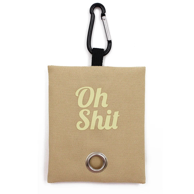 Portable Poop Bag Holder - Clip-On Waste Dispenser