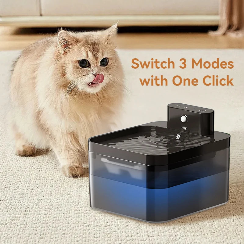 Wireless Cat Water Fountain - Motion Sensor Drinking Fountain