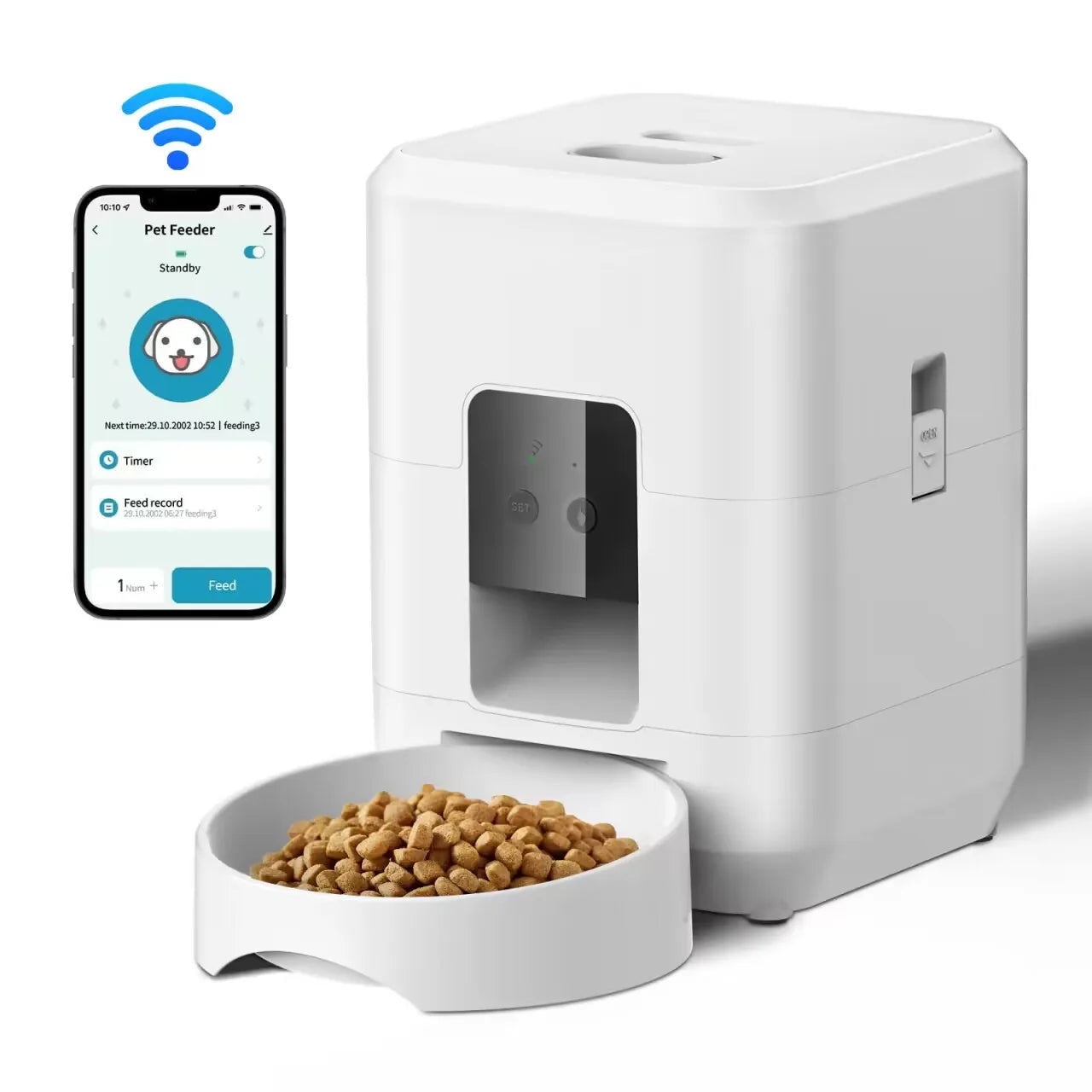 Automatic Pet Feeder — Timed Portions for Cats & Dogs