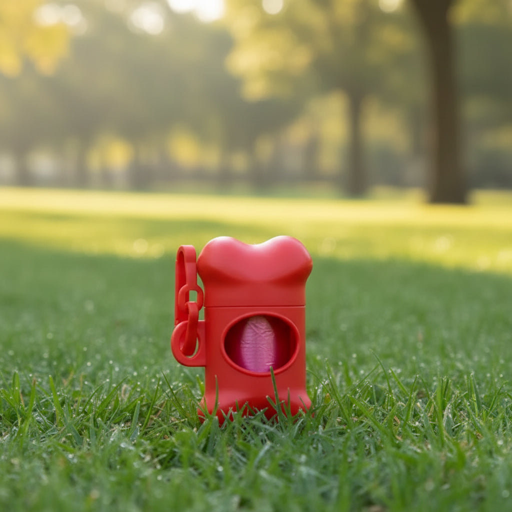 Bone-Shaped Poop Bag Dispenser - Dog Waste Holder