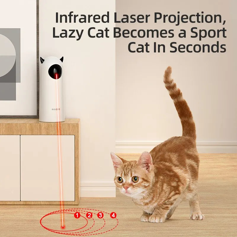 Automatic Laser Cat Toy - Interactive Exercise Toy