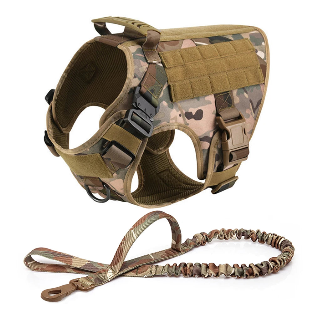 Large Dog Harness & Leash Set - Training Walking Vest