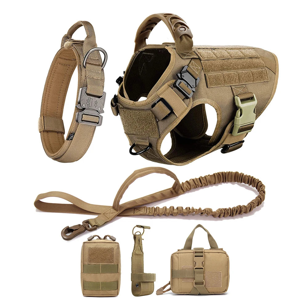 Large Dog Harness & Leash Set - Training Walking Vest