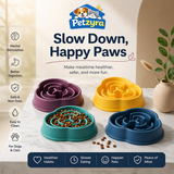 Slow Feeder Dog Bowl - Anti-Choking & Slow Eating